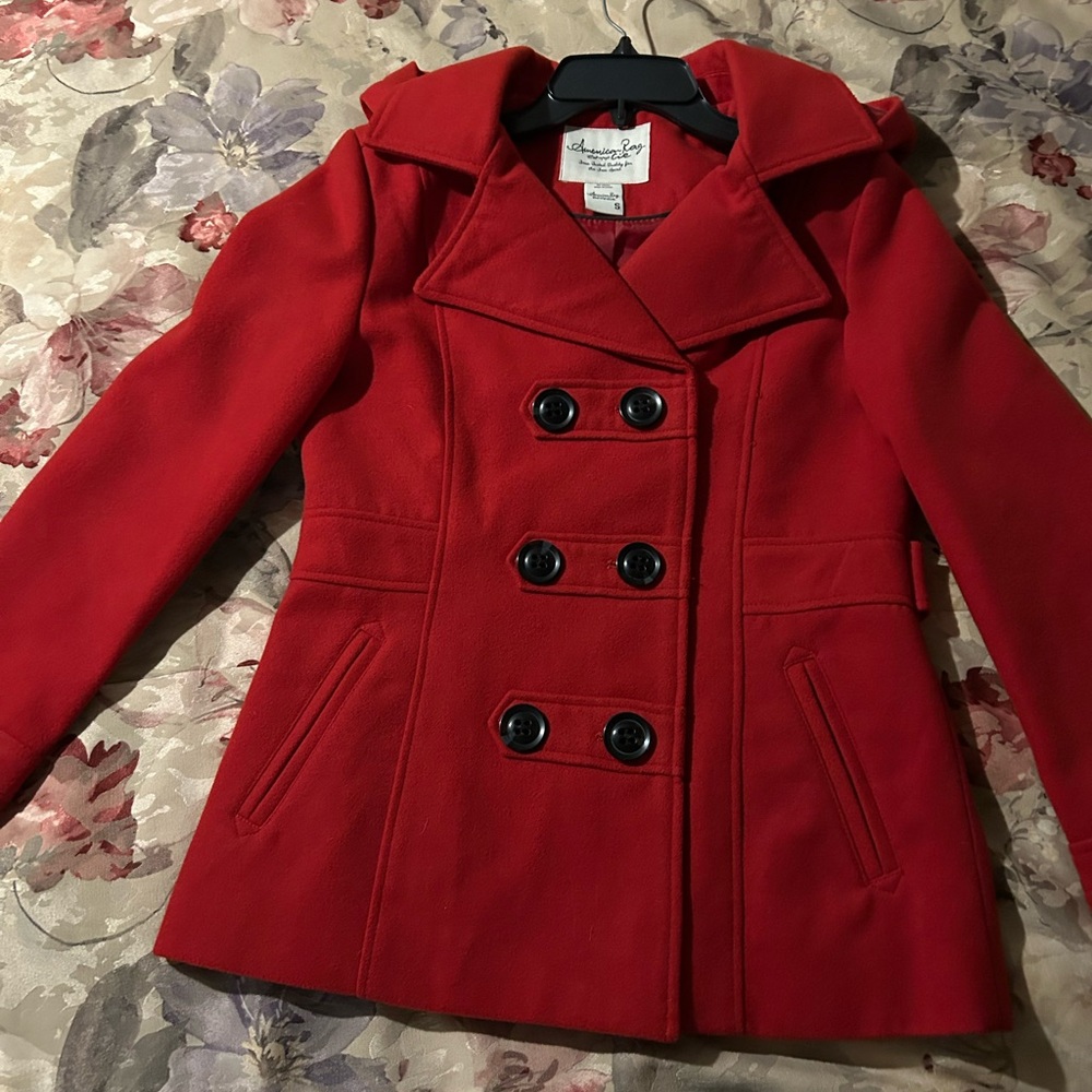American Rag Pea Coat - Red - Picture 11 of 11
